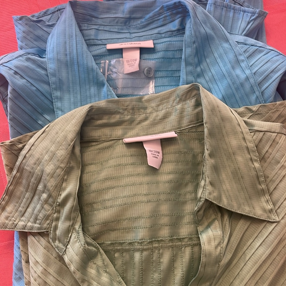 Dressbarn Plus Size 18/20 W Women’s Blouses